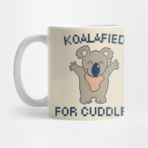 Koalafied for Cuddles, 8-Bit Pixel Art Koala by pxlboy